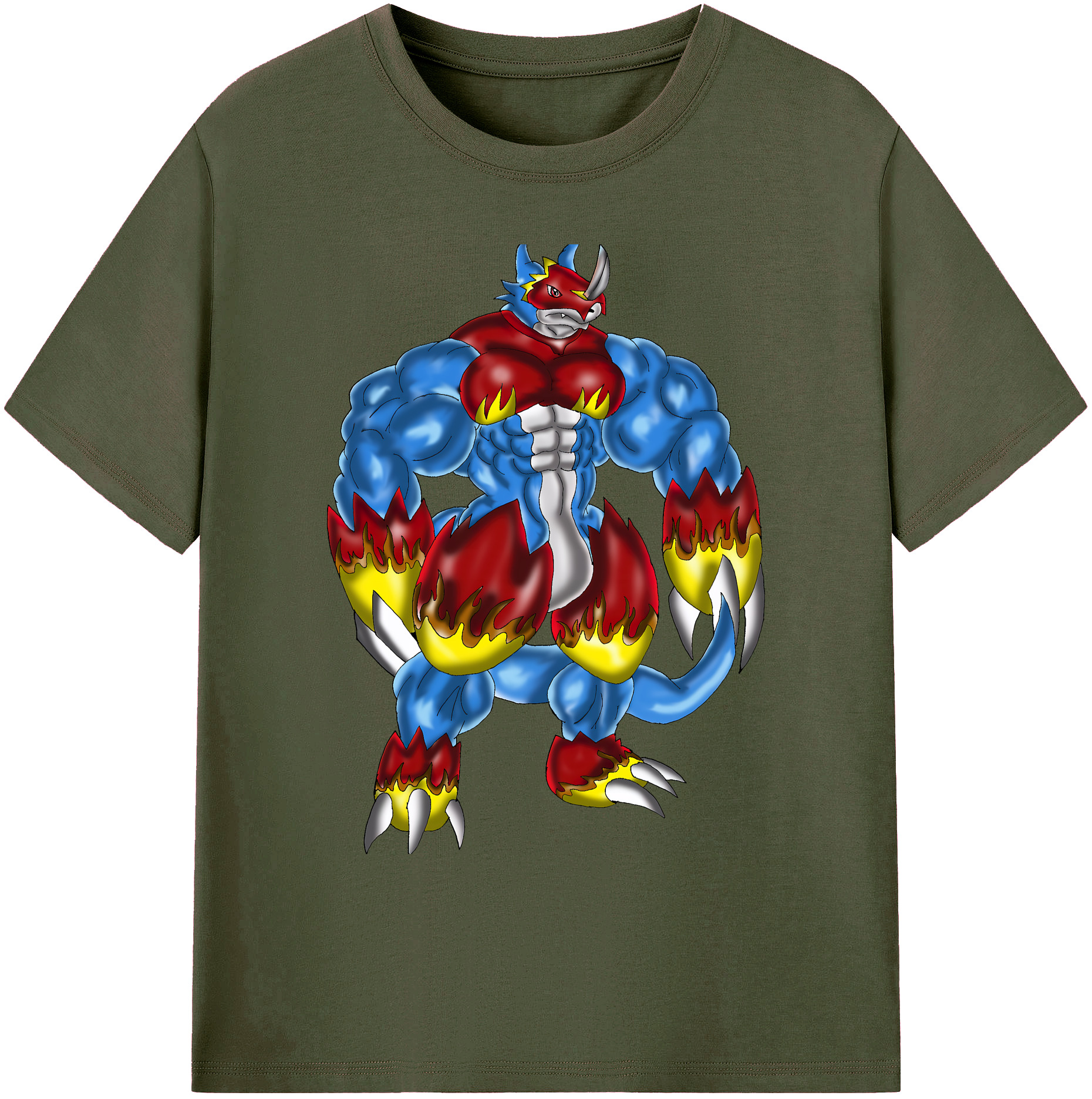 （画像用） Digimon デジタルモンスター/デジモン 綿100％ メンズ半袖Tシャツ｜肌触りやわらか＆通気性